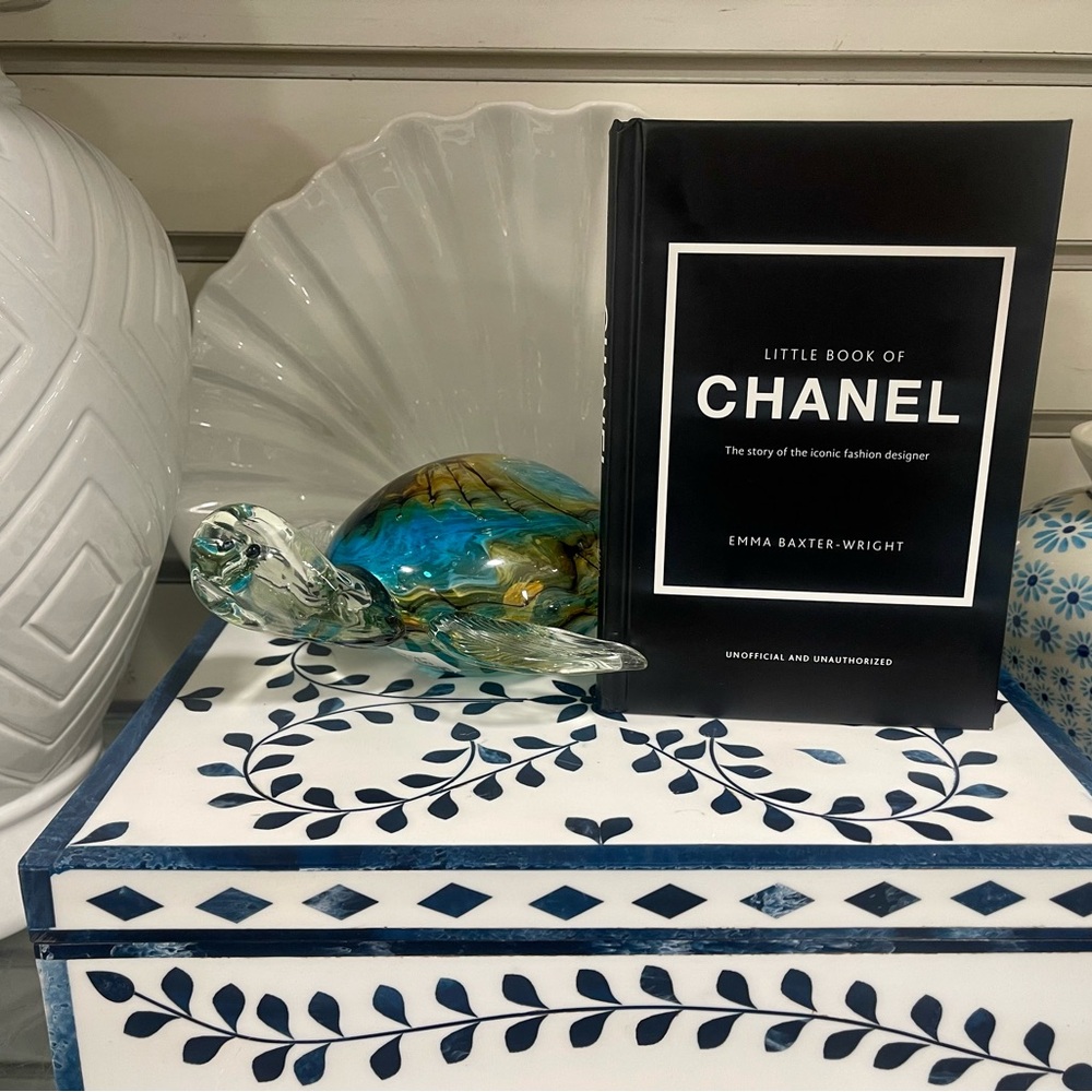 Chanel Black and White Decorative Book